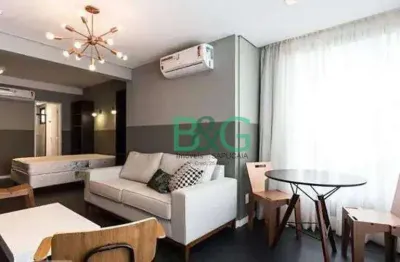 Apartamento com 1 dormitório para alugar, 46 m² por r$ 6.650/mês - vila olímpia - são paulo/sp