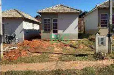 Casa com 2 dormitórios à venda, 45 m² por r$ 121.678 - aeroporto - presidente prudente/sp