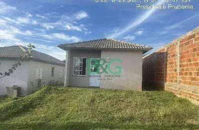 Casa com 2 dormitórios à venda, 43 m² por r$ 114.838 - vida nova presidente prudente iii - presidente prudente/sp