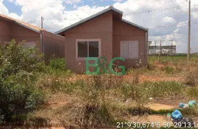 Casa com 2 dormitórios à venda, 43 m² por r$ 73.422 - residencial aimoré - araçatuba/sp