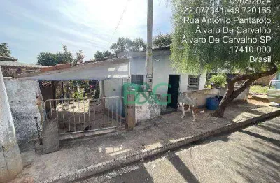 Casa com 2 dormitórios à venda, 290 m² por r$ 37.069 - centro - álvaro de carvalho/são paulo
