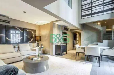 Apartamento duplex com 2 dormitórios à venda, 170 m² por r$ 6.000.000,00 - itaim bibi - são paulo/sp