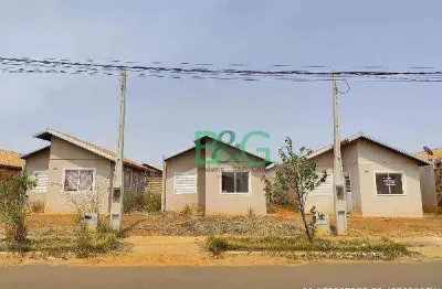 Casa com 2 dormitórios à venda, 43 m² por r$ 73.422 - residencial aimoré - araçatuba/sp