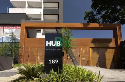 Studio com 1 dormitório à venda, 24 m² por r$ 373.031 - santo amaro - são paulo/sp
