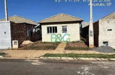 Casa à venda, 44 m² por r$ 87.981,23 - residencial sylvio jose venturolli - araçatuba/sp