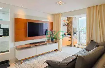 Apartamento com 2 dormitórios à venda, 70 m² por r$ 734.000 - ipiranga - são paulo/sp