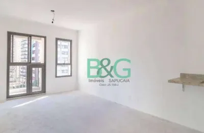 Apartamento com 1 dormitório à venda, 32 m² por r$ 405.000 - santo amaro - são paulo/sp