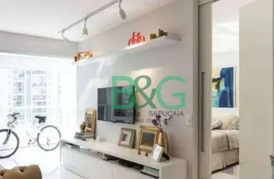 Apartamento com 1 dormitório à venda, 50 m² por r$ 779.000 - campo belo - são paulo/sp