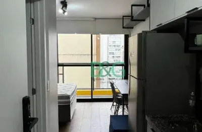 Studio com 1 dormitório para alugar, 22 m² por r$ 3.650/mês - vila mariana - são paulo/sp
