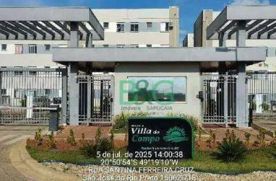 Apartamento à venda, 43 m² por r$ 125.685,99 - loteamento residencial maria adelia - são josé do rio preto/sp