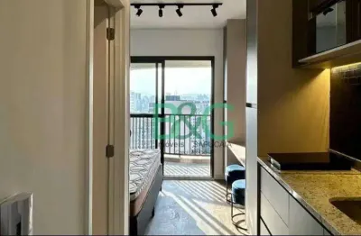Studio com 1 dormitório para alugar, 24 m² por r$ 3.340,00/mês - república - são paulo/sp