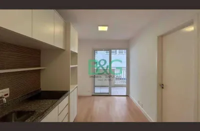 Apartamento com 1 dormitório à venda, 31 m² por r$ 440.000 - santo amaro - são paulo/sp