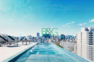 Studio com 1 dormitório à venda, 21 m² por r$ 276.914,32 - vila buarque - são paulo/sp