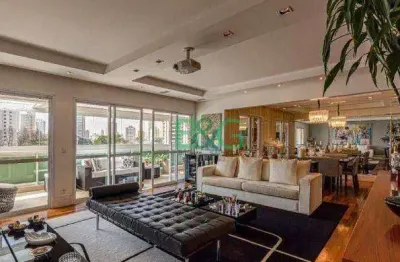 Apartamento com 4 dormitórios à venda, 245 m² por r$ 4.300.000,00 - brooklin - são paulo/sp