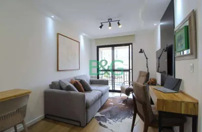 Apartamento com 1 dormitório para alugar, 37 m² por r$ 4.600,00/mês - indianópolis - são paulo/sp