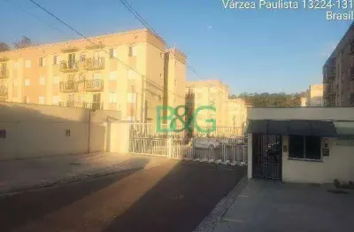 Apartamento com 2 dormitórios à venda, 44 m² por r$ 179.881 - sítio do mursa - várzea paulista/sp