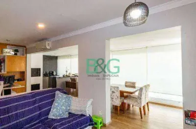 Apartamento com 3 dormitórios à venda, 134 m² por r$ 1.800.000,00 - vila anastácio - são paulo/sp