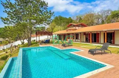 Chácara com 4 dormitórios à venda, 2200 m² por r$ 1.390.000 - chacara fernao dias - atibaia/sp