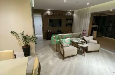 Apartamento com 3 dormitórios, 122 m² - venda por r$ 1.450.000 ou aluguel por r$ 13.700/mês - jardim flor da montanha - guarulhos/sp