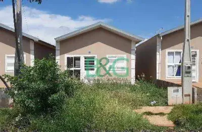Casa com 2 dormitórios à venda, 49 m² por r$ 87.819 - residencial paquerê - araçatuba/sp