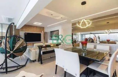 Apartamento garden com 3 dormitórios à venda, 200 m² por r$ 3.525.000 - tatuapé - são paulo/sp