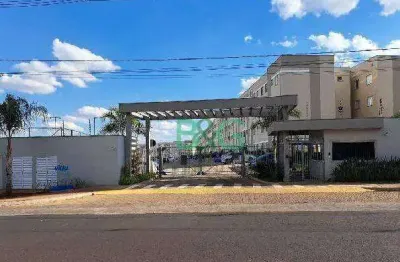 Apartamento com 2 dormitórios à venda, 43 m² por r$ 107.953 - campos ville - araraquara/sp