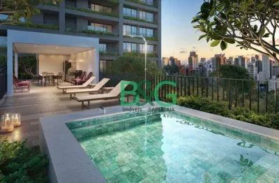 Apartamento com 2 dormitórios à venda, 35 m² por r$ 1.187.166,09 - campo belo - são paulo/sp