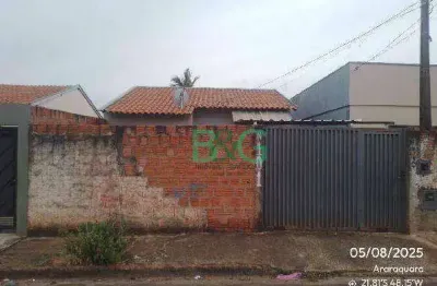 Casa com 2 dormitórios à venda, 59 m² por r$ 129.427 - jardim cruzeiro do sul i e ii - araraquara/sp
