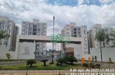 Apartamento com 2 dormitórios à venda, 47 m² por r$ 122.516 - jardim são rafael i - araraquara/sp
