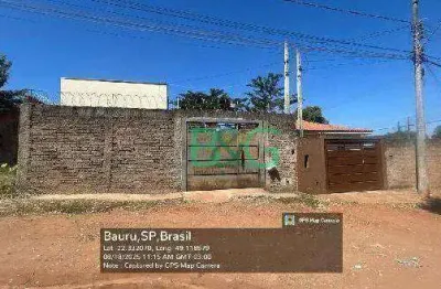 Casa com 2 dormitórios à venda, 36 m² por r$ 125.400 - chácaras cornélia - bauru/sp