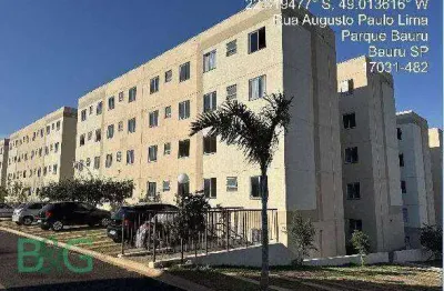 Apartamento à venda, 39 m² por r$ 155.458,09 - jardim country club - bauru/sp