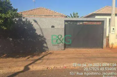 Casa com 2 dormitórios à venda, 43 m² por r$ 111.000 - nova barretos iii - barretos/sp