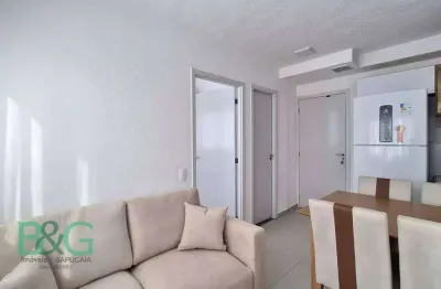 Apartamento com 2 dormitórios à venda, 32 m² por r$ 371.000 - vila leopoldina - são paulo/sp