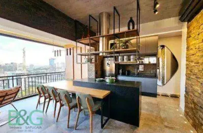 Apartamento com 1 dormitório para alugar, 62 m² por r$ 10.210/mês - berrini - são paulo/sp