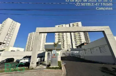 Apartamento à venda, 44 m² por r$ 216.435,90 - vila palácios - campinas/sp