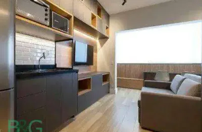 Studio com 1 dormitório para alugar, 32 m² por r$ 5.590/mês - jardins - são paulo/sp