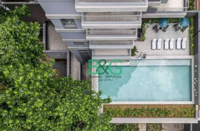 Studio com 1 dormitório à venda, 33 m² por r$ 675.328,36 - moema - são paulo/sp