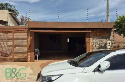 Casa com 2 dormitórios à venda, 59 m² por r$ 140.564 - parque das araras - jaboticabal/sp