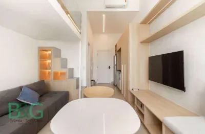 Apartamento com 1 dormitório à venda, 29 m² por r$ 495.000 - jardim das acácias - são paulo/sp