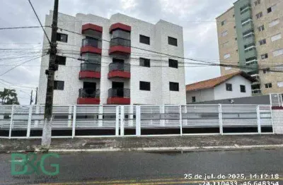 Apartamento com 2 dormitórios à venda, 41 m² por r$ 132.000 - vila atlântica - mongaguá/são paulo