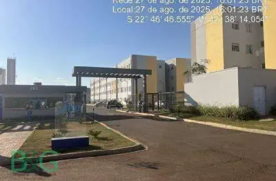 Apartamento com 2 dormitórios à venda, 45 m² por r$ 167.090 - chácaras água branca - piracicaba/sp