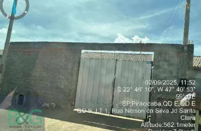 Casa com 1 dormitório à venda, 44 m² por r$ 132.600 - novo horizonte - piracicaba/sp