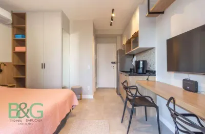 Apartamento com 1 dormitório à venda, 25 m² por r$ 460.000 - jardim das acácias - são paulo/sp