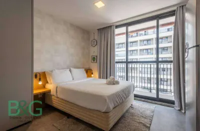 Studio com 1 dormitório para alugar, 24 m² por r$ 3.436/mês - vila mariana - são paulo/sp