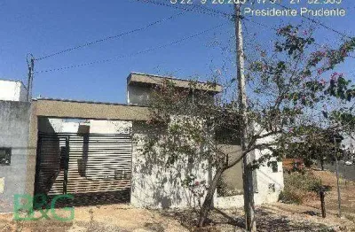 Casa com 2 dormitórios à venda, 102 m² por r$ 182.803 - jardim novo prudentino - presidente prudente/sp