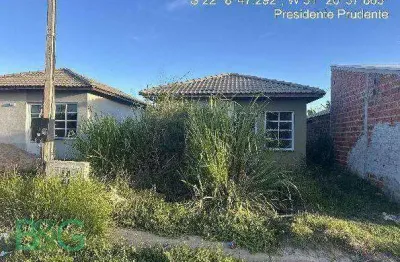 Casa com 2 dormitórios à venda, 45 m² por r$ 87.819 - aeroporto - presidente prudente/são paulo