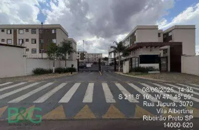 Apartamento com 2 dormitórios à venda, 42 m² por r$ 131.142 - ipiranga - ribeirão preto/sp