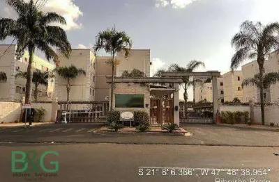 Apartamento com 2 dormitórios à venda, 41 m² por r$ 101.427 - ipiranga - ribeirão preto/sp