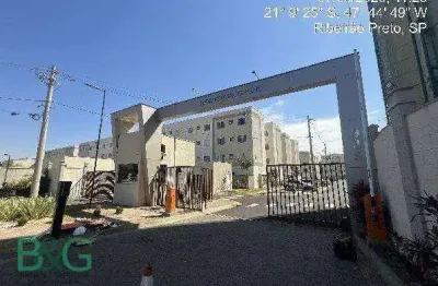 Apartamento com 2 dormitórios à venda, 43 m² por r$ 178.453 - jardim ouro branco - ribeirão preto/sp