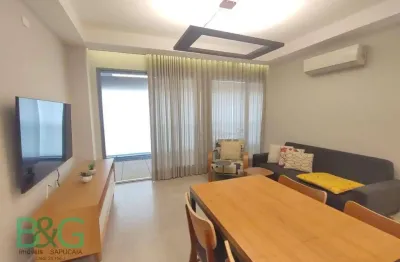 Apartamento com 1 dormitório para alugar, 64 m² por r$ 8.756/mês - brooklin paulista - são paulo/sp